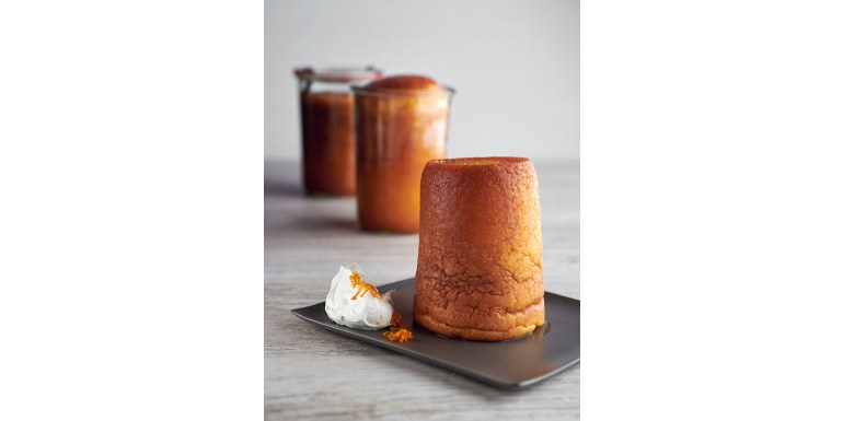 Babà mandarino passione in vasocottura 