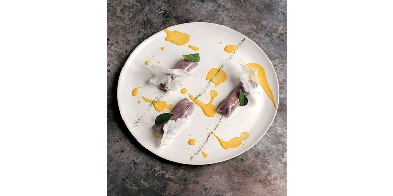 “Cannelloni” di sfoglia di riso vietnamita ripieni di verdure