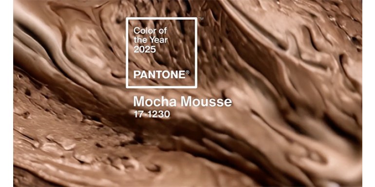 Pantone colore dell'anno 2025 - Mocha mousse