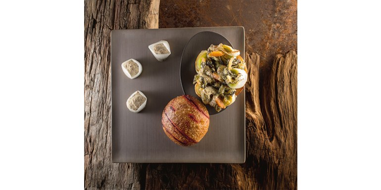 Hamburger di melanzana cotta al forno