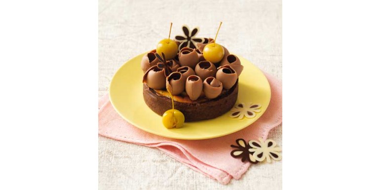 Mini chocolate and apple flans - Recipe of the week