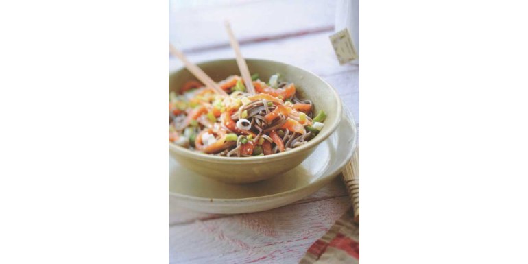 Soba noodles with smoked trout - recipe of the week