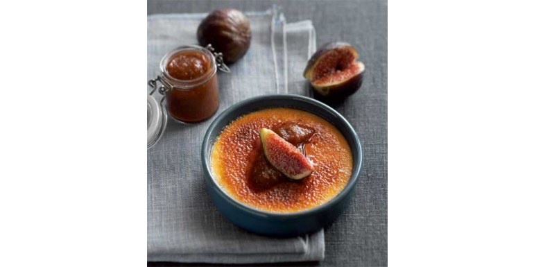 Crème brûlée di Pecorino sardo, confettura di fichi - ricetta della settimana