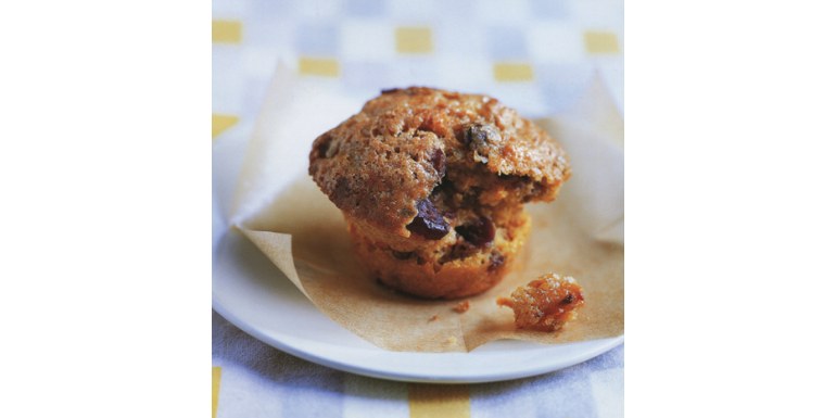 Muffin all'arancia, patata dolce, mirtillo - ricetta della settimana
