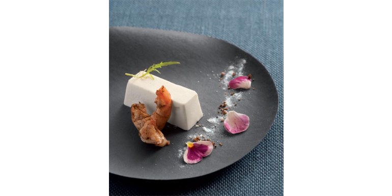 Bavarese di Manchego e gamberi - ricetta della settimana