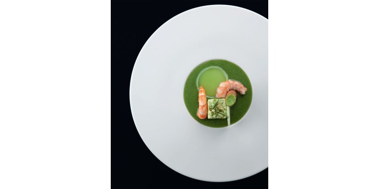 Gamberi, avocado, granny-smith e sedano