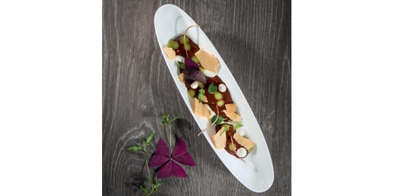 Cioccolato, micro-ortaggi ed erbe