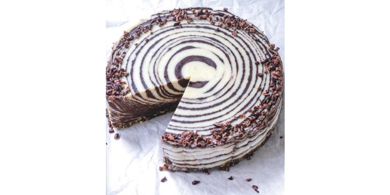 Cheesecake zebrato - Vaniglia e cioccolato