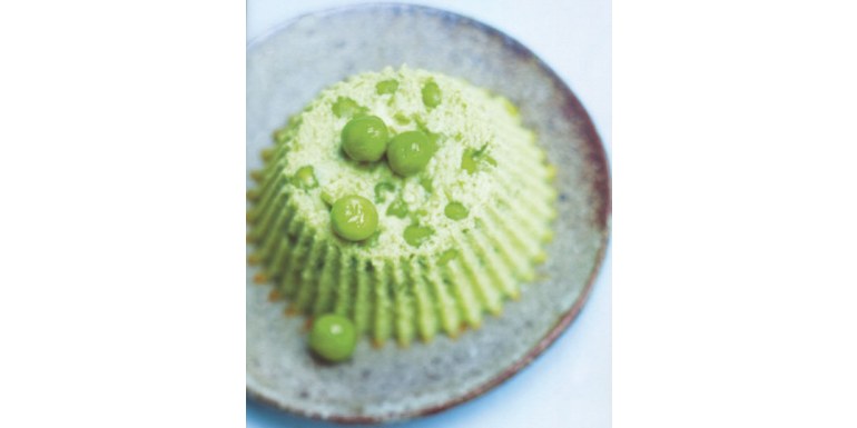 Flan ai piselli e menta