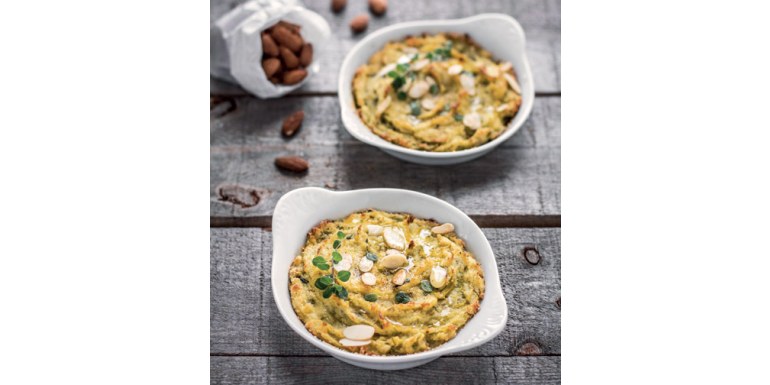 Sformato di asparagi e mandorle