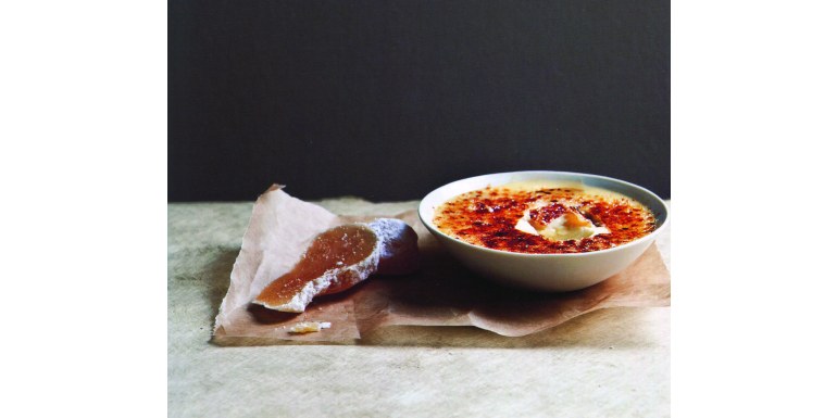 Crème brûlée allo zenzero candito