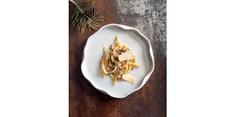 Pici al ragù bianco di coniglio
